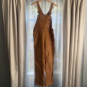 Carhartt overalls - women's small (4/6) - khaki